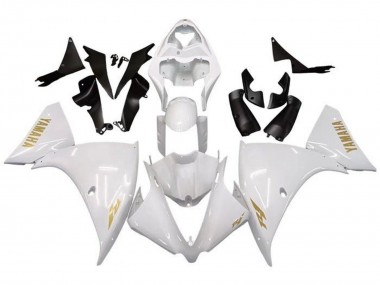 Comprar Carenados Moto Yamaha YZF 1000 R1 2009-2011 - Blanco Oro Calcomanía