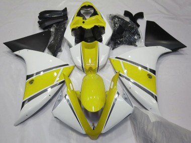 Comprar Carenados Moto Yamaha YZF 1000 R1 2009-2011 - Blanco Amarillo Negro Mate