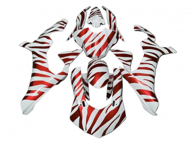 Comprar Carenados Moto Yamaha YZF 1000 R1 2020-2025 - Blanco Rojo Cebra