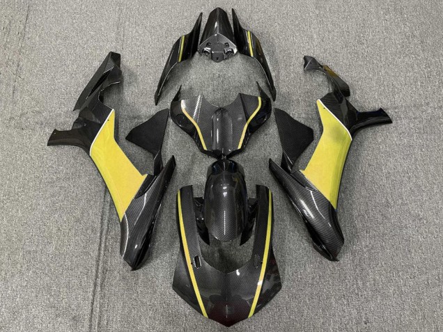 Comprar Carenados Moto Yamaha YZF 1000 R1 2020-2025 - Falso FibraCarbono Amarillo