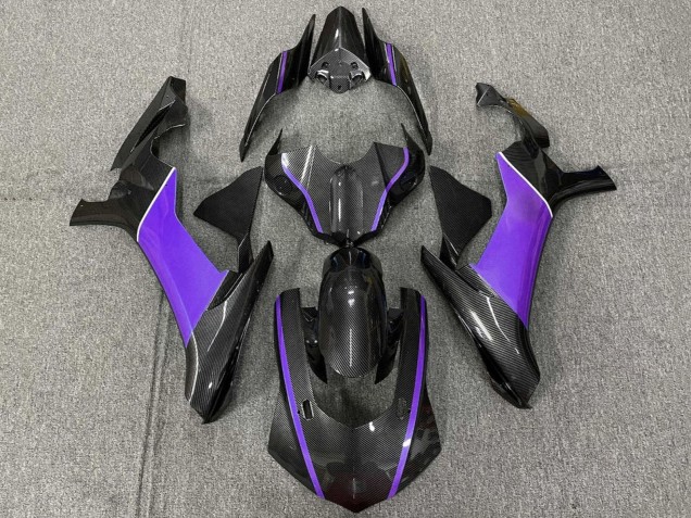 Comprar Carenados Moto Yamaha YZF 1000 R1 2020-2025 - Falso FibraCarbono Púrpura