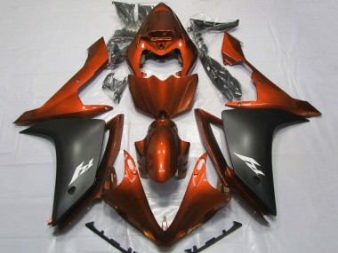 Comprar Carenados Moto Yamaha YZF 1000 R1 2007-2008 - Naranja Negro Mate