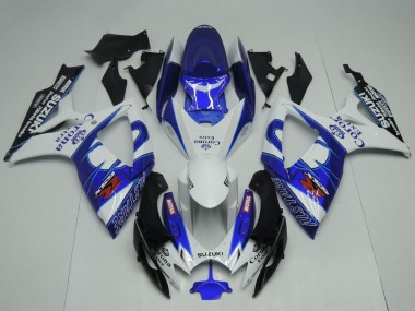 Comprar Carenados Moto Suzuki GSXR 600 / GSXR 750 2006-2007 - Blanco Azul Negro Corona Extra Motul