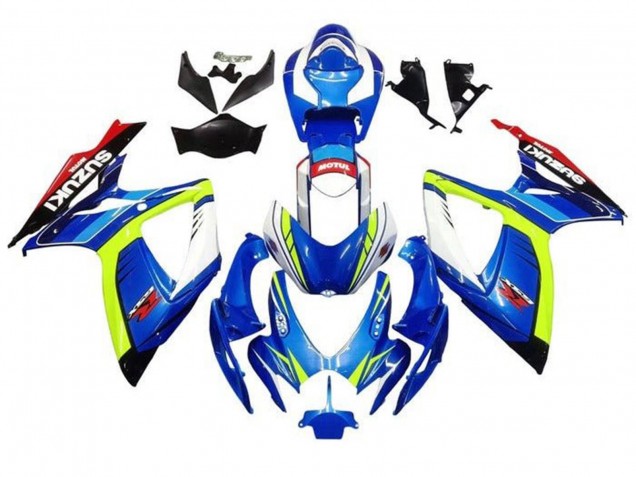Comprar Carenados Moto Suzuki GSXR 600 / GSXR 750 2006-2007 - Azul Amarillo Blanco Rojo