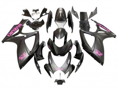 Comprar Carenados Moto Suzuki GSXR 600 / GSXR 750 2006-2007 - Negro Mate Rosa