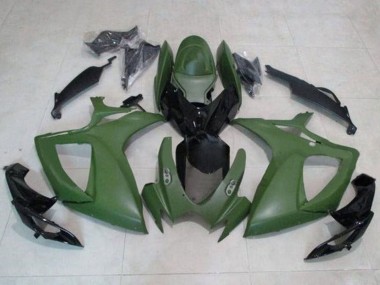 Comprar Carenados Moto Suzuki GSXR 600 / GSXR 750 2006-2007 - Verde Militar Negro Brillante