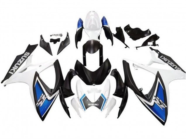 Comprar Carenados Moto Suzuki GSXR 600 / GSXR 750 2006-2007 - Blanco Azul Negro Mate