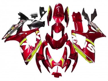 Comprar Carenados Moto Suzuki GSXR 600 / GSXR 750 2006-2007 - Rojo Amarillo Blanco Negro