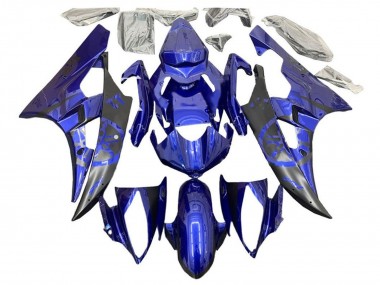 Comprar Carenados Moto Yamaha YZF R6 2006-2007 - Azul Negro Mate