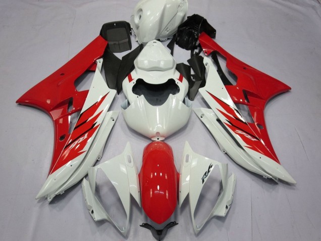 Comprar Carenado Moto Yamaha YZF R6 2006-2007 - Blanco Rojo