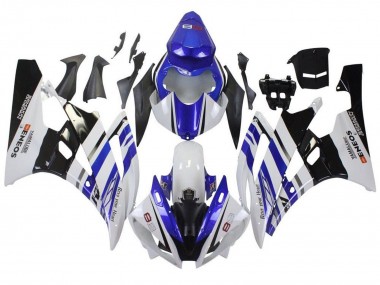 Comprar Carenados Moto Yamaha YZF R6 2006-2007 - Blanco Azul Negro ENEOS Yamalube