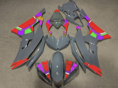 Comprar Carenados Moto Yamaha YZF R6 2008-2016 - Nardo Gris Rojo RuedaColores