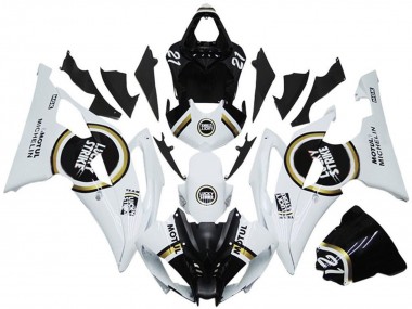 Comprar Carenados Moto Yamaha YZF R6 2008-2016 - Blanco Negro Lucky Strike