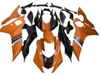 Comprar Carenados Moto Yamaha YZF R6 2017-2023 - Naranja Plata Negro Brillante