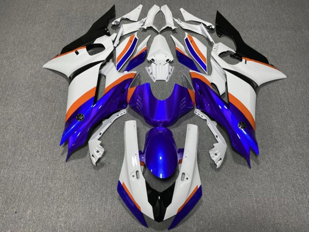 Comprar Carenados Moto Yamaha YZF R6 2017-2025 - Blanco Azul Naranja
