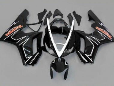 Comprar Carenados Moto Triumph Daytona 675 Triple 2006-2008 - Negro Brillante Blanco Raya