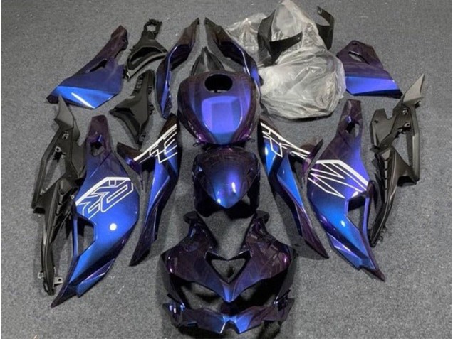 Comprar Carenados Moto Kawasaki ZX4R ZX-4RR 2019-2025 - Púrpura Azul Gradiente