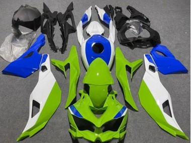 Comprar Carenados Moto Kawasaki ZX4R ZX-4RR 2019-2025 - Blanco Azul Verde
