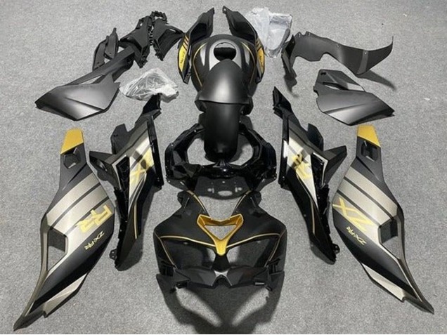 Comprar Carenados Moto Kawasaki ZX4R ZX-4RR 2019-2025 - Negro Mate Negro Brillante Gris Oro