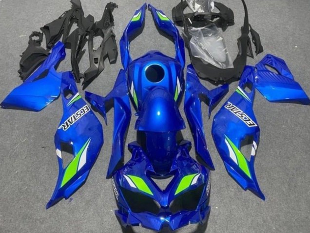 Comprar Carenados Moto Kawasaki ZX4R ZX-4RR 2019-2025 - Azul Verde Ecstar