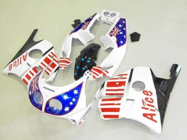 Comprar Carenados Moto Honda CBR250RR MC22 1990-1998 - Blanco Rojo Azul Star Alice