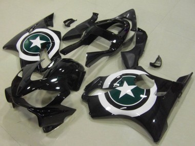 Comprar Carenados Moto Honda CBR600 F4i 2001-2003 - Blanco Negro Brillante Estrella