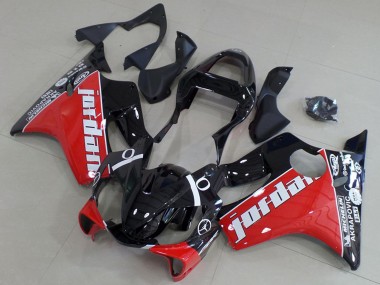 Comprar Carenados Moto Honda CBR600 F4i 2001-2003 - Negro Brillante Rojo Blanco Jordan
