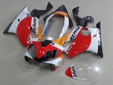 Comprar Carenados Moto Honda CBR600 F4i 2004-2007 - Blanco Rojo Amarillo Negro Brillante Repsol
