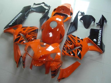 Comprar Carenados Moto Honda CBR600RR 2005-2006 - Naranja Negro Llama