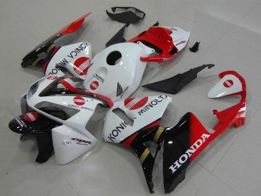 Comprar Carenados Moto Honda CBR600RR 2005-2006 - Blanco Rojo Negro Brillante Konica Minolta