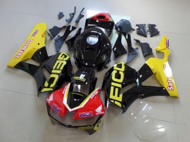 Comprar Carenados Moto Honda CBR600RR 2013-2023 - Amarillo Rojo Negro Brillante Geico