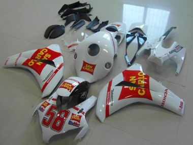Comprar Carenados Moto Honda CBR1000RR 2008-2011 - Blanco Rojo Amarillo San Carlo 58