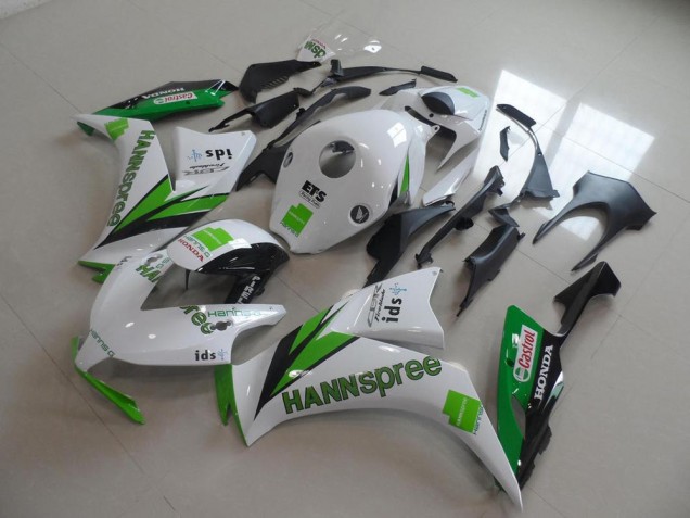 Comprar Carenados Moto Honda CBR1000RR 2012-2016 - Blanco Verde Negro Brillante Hannspree