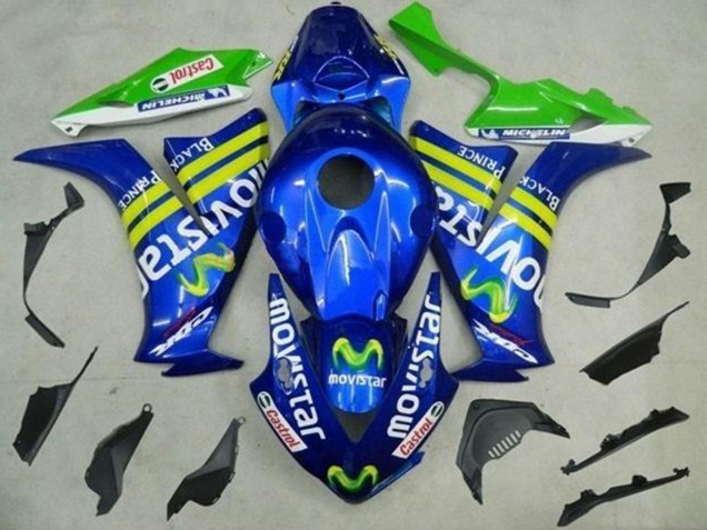 Comprar Carenados Moto Honda CBR1000RR 2012-2016 - Azul Amarillo Verde MoviStar Castrol