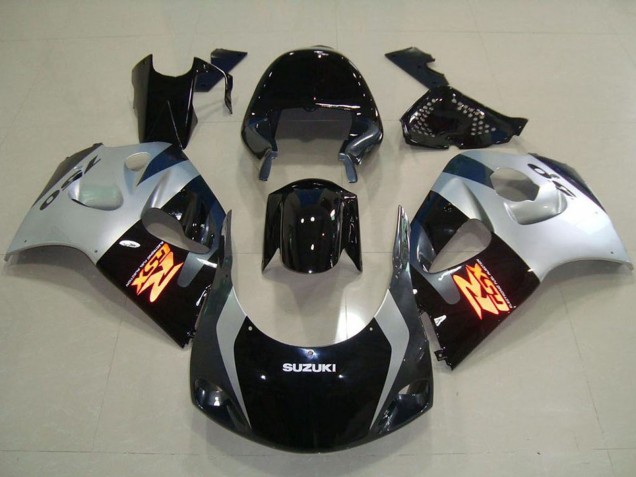 Comprar Carenados Moto ABS Suzuki GSXR 750 1996-2000 - Negro Brillante Plata
