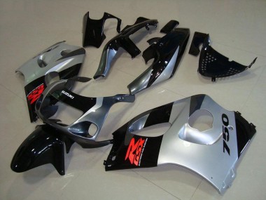 Comprar Carenados Moto Suzuki GSXR 750 1996-2000 - Negro Brillante Plata