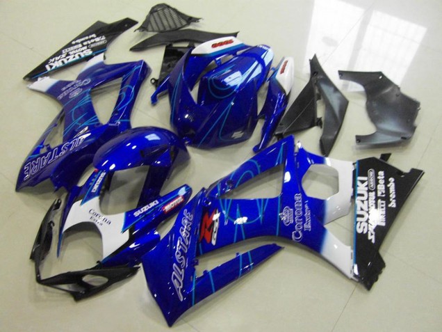 Comprar Carenado Moto Suzuki GSXR 1000 2007-2008 - Azul Blanco Negro Corona