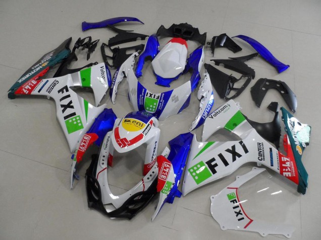 Comprar Carenados Moto Suzuki GSXR 1000 2009-2016 - Blanco Azul Verde Amarillo Rojo Fixi