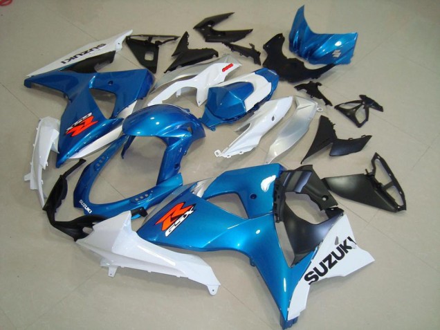 Comprar Carenados Moto Suzuki GSXR 1000 2009-2016 - Azul Claro Blanco Negro OEM Estilo