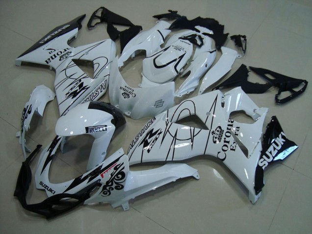 Comprar Carenados Moto Suzuki GSXR 1000 2009-2016 - Blanco Negro Corona