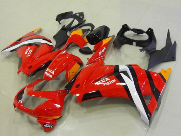 Comprar Carenados Moto Kawasaki ZX250R 2008-2012 - Rojo Naranja Blanco Negro EVA Racing