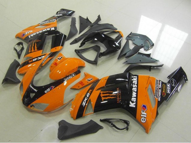 Comprar Carenados Moto Kawasaki ZX6R 2007-2008 - Naranja Monstruo