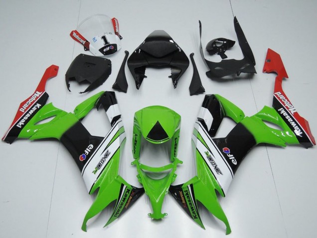 Comprar Carenados Moto Kawasaki ZX10R 2008-2010 - Verde Blanco Negro Rojo Elf Motorrad
