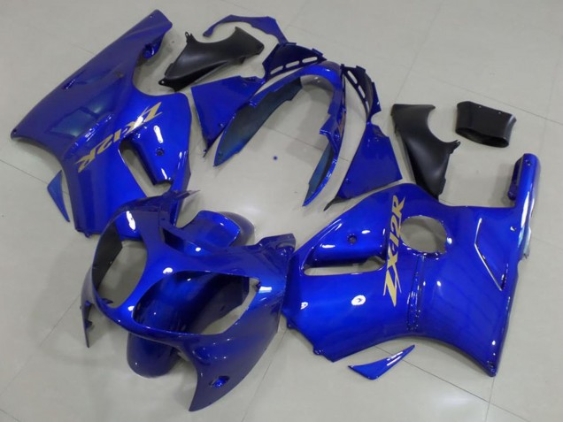 Comprar Carenados Moto Kawasaki ZX12R 2000-2001 - Azul Oro Calcomanías