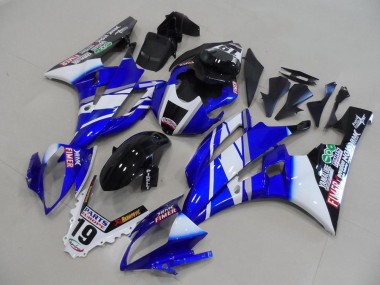 Comprar Carenados Moto Yamaha YZF R6 2006-2007 - Blanco Azul Negro Brillante Fimer Yamalube