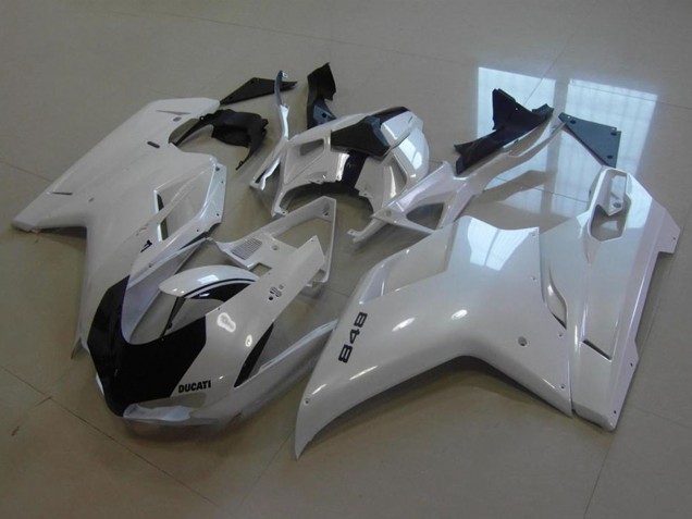 Comprar Carenados Moto Ducati 848 2007-2014 - Blanco Brillante