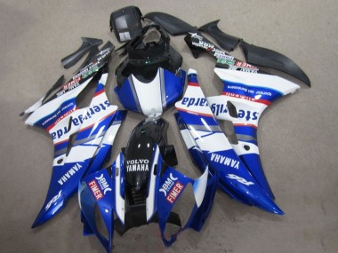 Comprar Carenados Moto Yamaha YZF R6 2006-2007 - Blanco Azul Rojo Sterilgarda Volvo Fimer