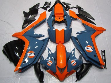 Comprar Carenados Moto Yamaha YZF R1 2007-2008 - Azul Oscuro Naranja Gulf