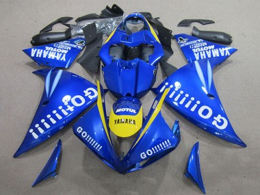 Comprar Carenados Moto Yamaha YZF R1 2009-2011 - Azul Amarillo Blanco Go