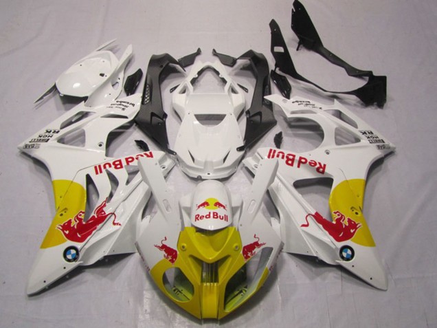 Comprar Carenados Moto BMW S1000RR 2009-2014 - Blanco Amarillo Rojo Bull